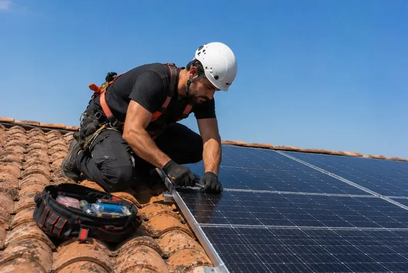 Maintenance et monitoring de panneaux solaires à Bedous